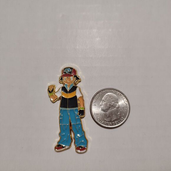 Pokemon Anime Ash Ketchum Generations Enamel Pins Set 7 Official Nintendo Badges - Picture 3 of 8